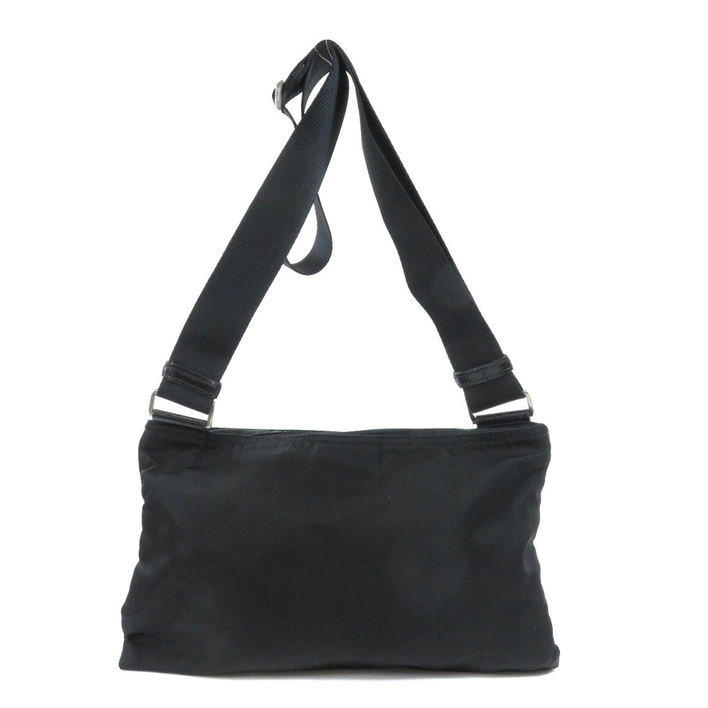 Prada bag logo Crossbody Shoulder plate Black